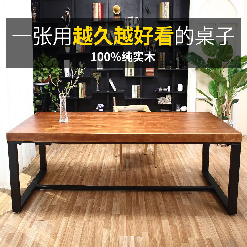 Computer Desk Studio Solid Wood Office Single Office Study Desk Brief desk Home Computer Desktop table and chairs