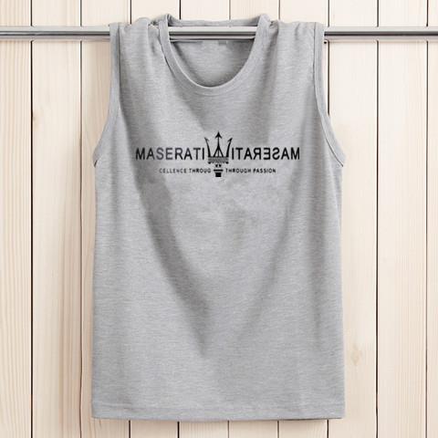 Mồ hôi vest vest vai mùa hè nam không tay thể thao Áo thun bóng rổ thể dục cotton áo thun chơi lỏng - Lót ao thể thao