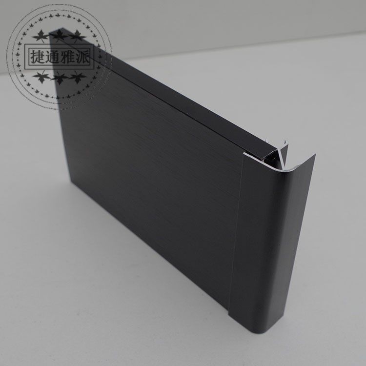 Accessories : Aluminum alloy kick plate corner 90 degrees right angle of corner 100 high angle corner splicing parts