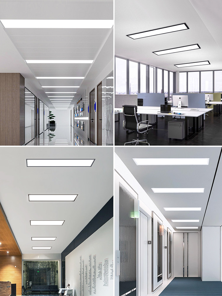 Embedded Ultra-Bright Led Strip Light Ceiling Gypsum Board Concealed Embedded Strip Light Office Extra-Long Flat Panel Light