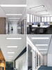 Embedded Ultra-Bright Led Strip Light Ceiling Gypsum Board Concealed Embedded Strip Light Office Extra-Long Flat Panel Light