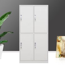 Storage dormitory building 4 four-door iron wardrobe locker staff cabinet with lock storage lockers office box cabinet