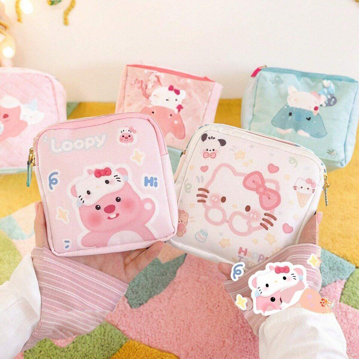 Cute Coin Purse for Students and Children, Cartoon Small Bag, Key Bag, Mini Storage Bag, Zipper Small Wallet, Coin Money Bag
