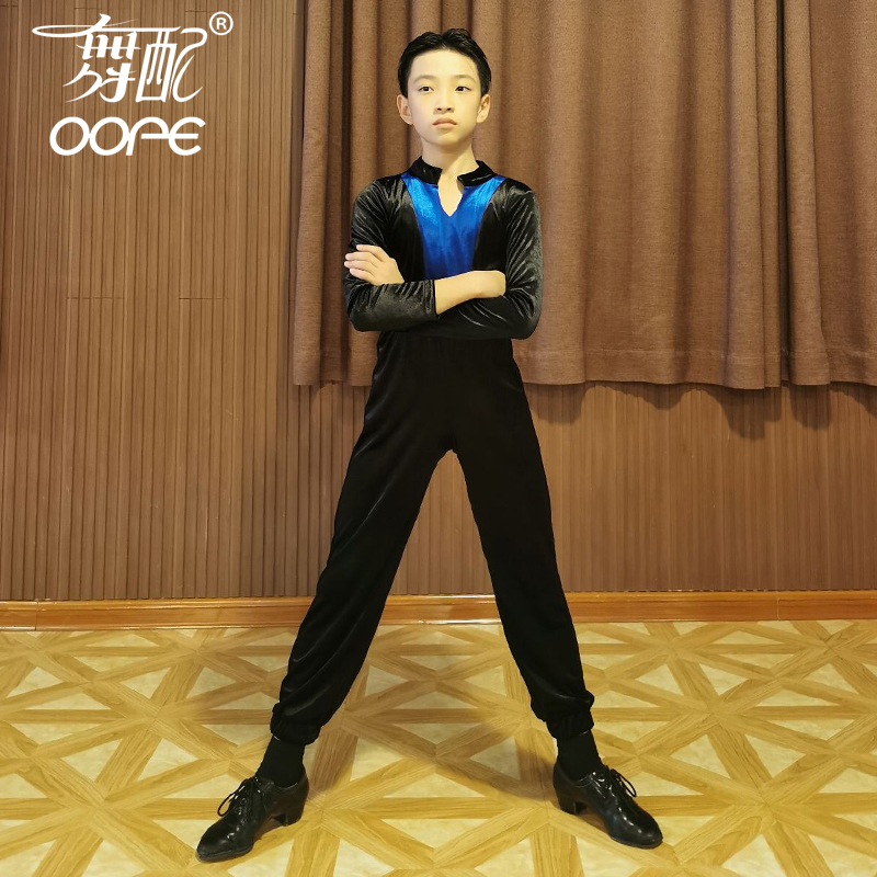 2021 New Latin Dance Ope Dance and Boys Practice Costume Training Costume Costume Professional Competition Clothes
