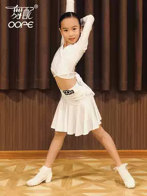 oope dance with children Latin dance clothes female practice clothes exercise clothes suit suit competition Test art dance costume