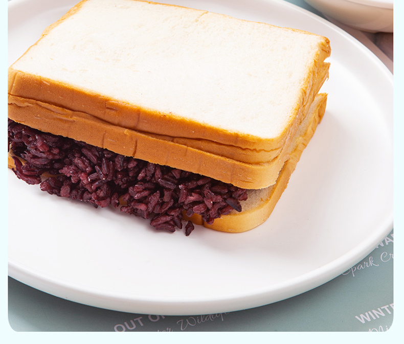 紫米面包早餐休闲小零食400g