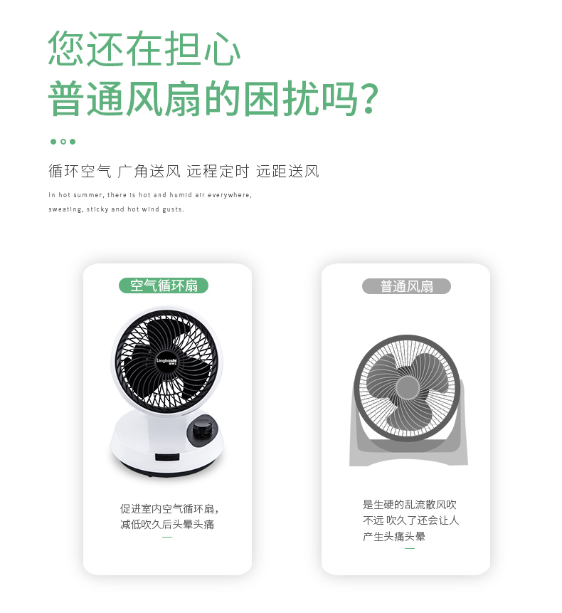 quạt gió công nghiệp Tiến sĩ Ling lưu thông quạt gió đối lưu quạt đối lưu máy tính để bàn nhỏ máy tính để bàn lắc đầu quạt ký túc xá hộ gia đình - Quạt điện quạt hút panasonic âm trần