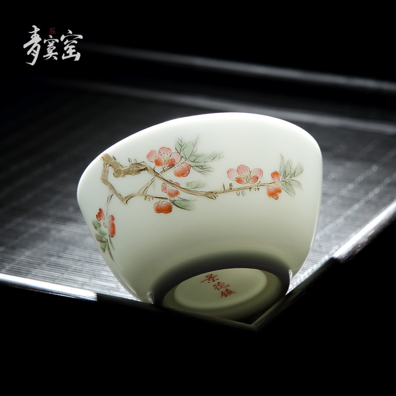 Up with jingdezhen tea cups pastel blue was hand - made ceramic kung fu tea set tureen noggin masters cup