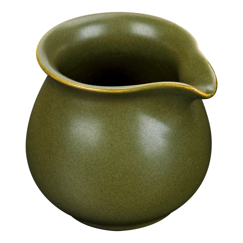 Tea sets jingdezhen ceramic up green was points Tea Tea Tea fair glaze cup at the end of the sea