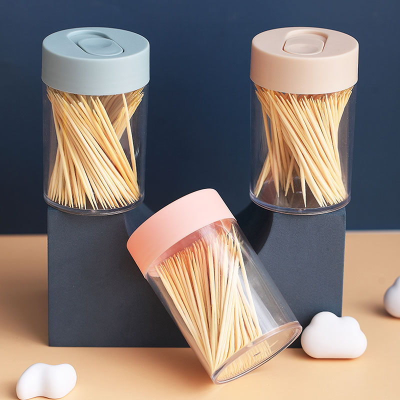 Cute portable toothpick barrel creative fashion home restaurant advertising custom logo personality Japanese toothpick box living room