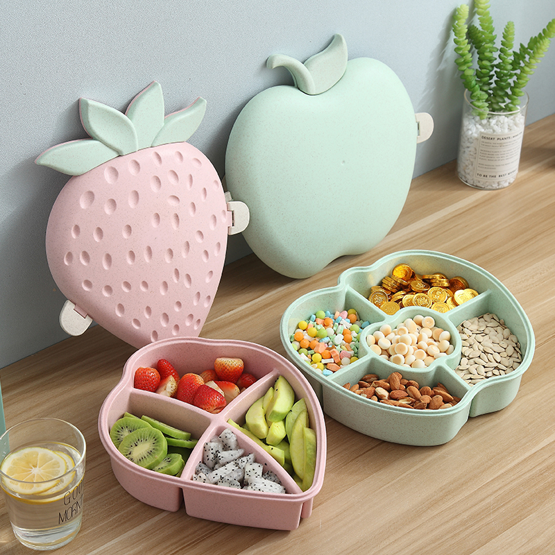 Candy Box Fruit Disk Household Living Room Cute Fruit Disk Dry Fruit Disk Creative Fruit Box Snacks Contemporary