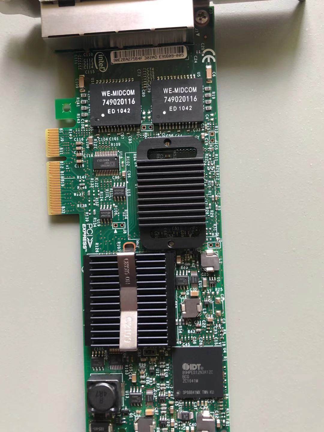 Spot Intelintei E1G44ET 4 mouth one thousand trillion Network card 82576GB Four-mouth network card H092P