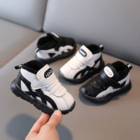 Осенняя хлопчатобумажная обувь Youwei тепло 0-3 годовалые школьные туфли женская мягкая сын                 