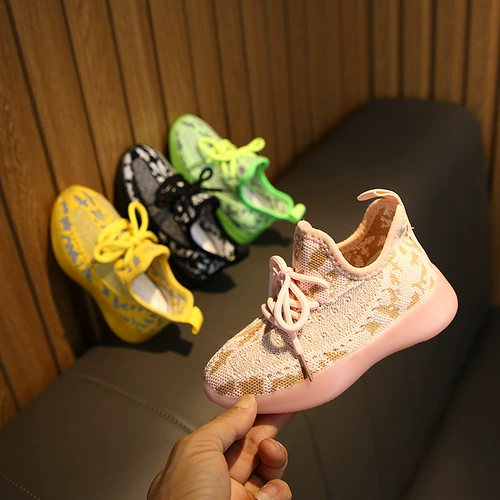 Туфли, дышащая универсальная трендовая детская спортивная обувь, 2020, подходит для подростков