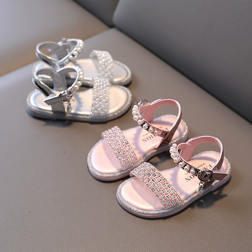 Сандалии, летняя детская обувь для принцессы, туфли, 1-3 лет, 6 лет, 2021 года, мягкая подошва