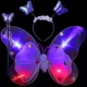 Purple Light Double -Layer Three -Piece Wings