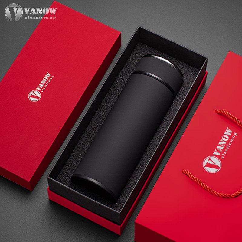 British Vanow thermos men and women high-grade 316 stainless steel tea cup business portable lettering custom water cup