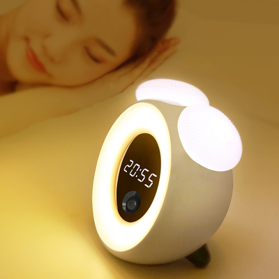 智能闹钟学生用卡通儿童女孩公主专用可爱卧室网红闹铃静音床头钟