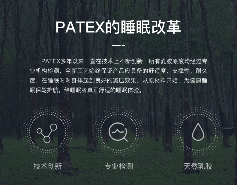 泰国进口 PATEX 天然乳胶枕头 90%以上天然乳胶含量 图4