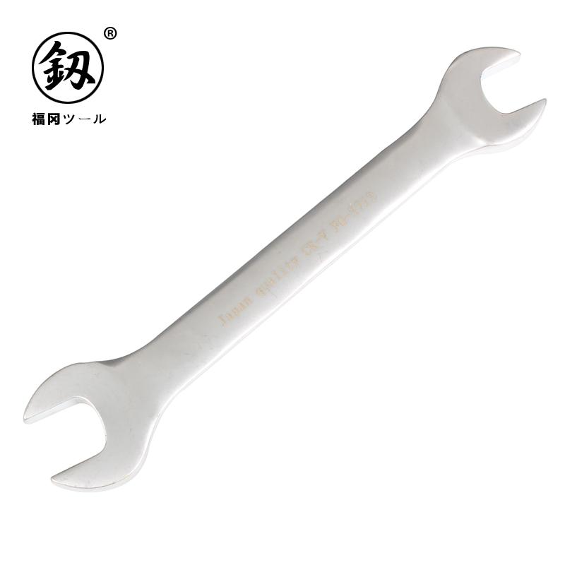 Japan Fukuoka Tool Double Head Opening Wrench Industrial Grade Lengthened Stay Wrench Suit 6-50