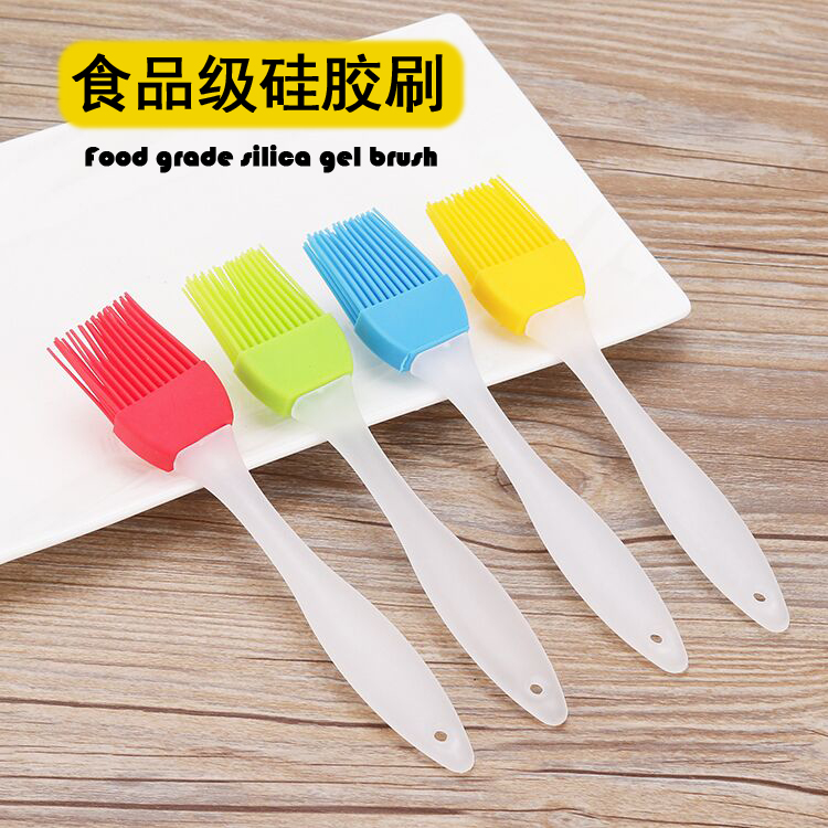 Oil brushes kitchen Home branded Silicone Brush Edible Baking small brush High temperature resistant oil brushed with no hair Barbecue Brush-Taobao