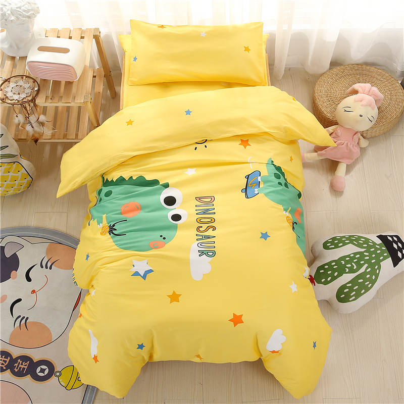 Kindergarten three-piece cotton spring and summer futon Children's garden lunch break special four seasons thickened quilt core bed product customization