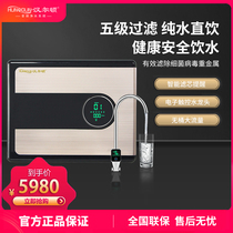 Hamilton HRD-RO100-1901 reverse osmosis water purifier smart touch bucket-free large flux filter element reminder