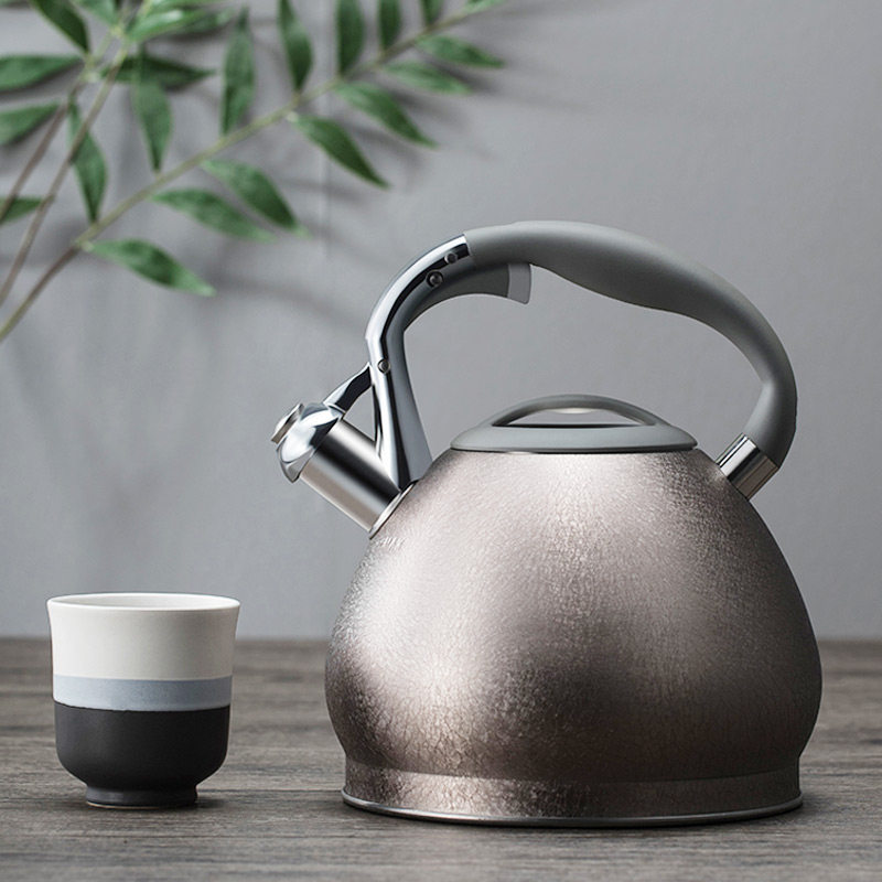 Kettle gas household 304 stainless steel automatic whistle large capacity gas induction cooker special hot kettle