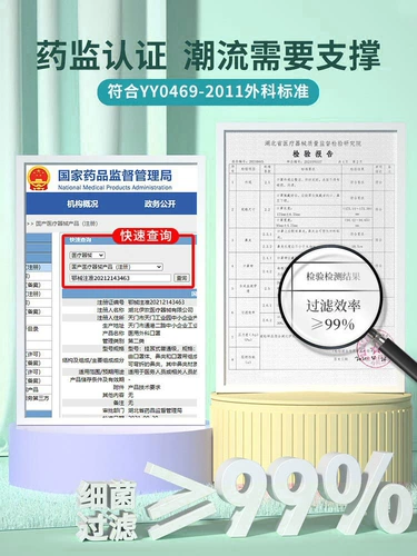 Медицинские хирургические макароны, красочные одноразовые медицинские трехслойные популярные милые летние тонкие независимые упаковки