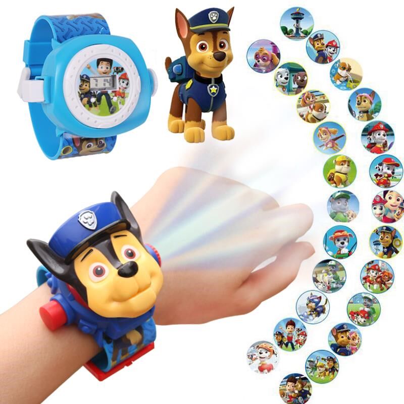 Super children's toy watches boy cartoon Wang Wang 0-3 years old predictable Flying man 2-4-6-year-old kid