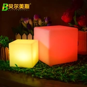 Phân đầy màu sắc thanh phân ghế kết hợp vuông phân ktv cube ngoài trời led chiếu sáng đồ nội thất thanh - Giải trí / Bar / KTV