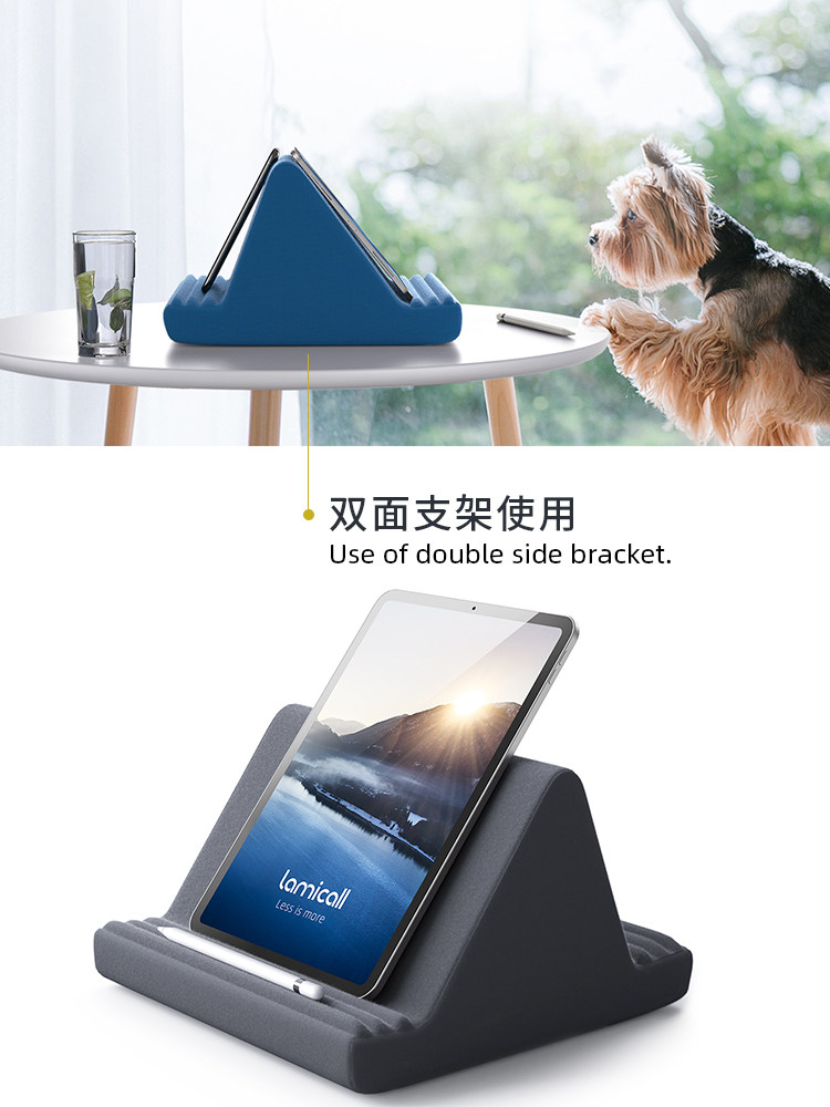 Lamikoo Phone Pillow Stand, Tablet Reading Stand, Multifunctional Pillow Support Stand, Popular Model for Watching Tv, Online Classes, Universal Bedside Lazy Stand, Binge-Watching Tool