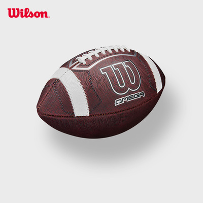 WILSON OMEGA GAME FOOTBALL оригинальная коробка щетка для мячей из натуральной кожи Американский футбол