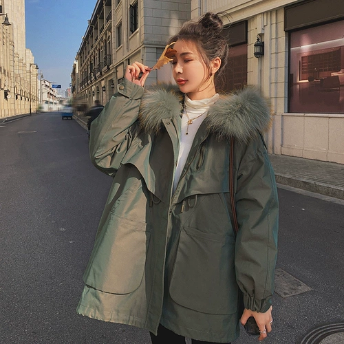 Куртка с капюшоном, пуховик, изысканный стиль, подходит для подростков, 2023, оверсайз