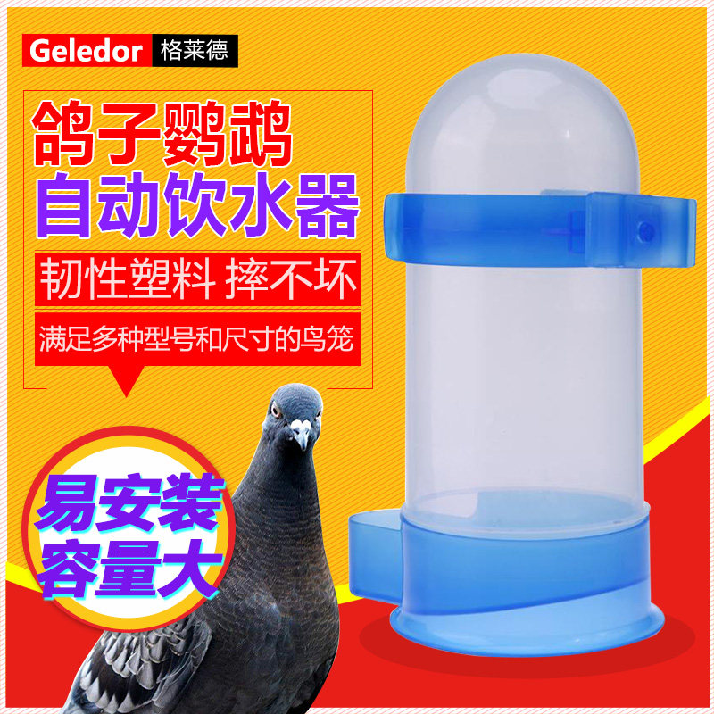 Pigeon Drinking Water Device Extra Large Water Bowl Large Beverage Bottle Self-service Water Tank Feeder Automatic Nest Bird
