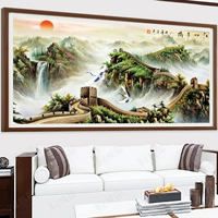 Cross -Stitch 2021 Новая большая гостиная атмосферная линия вышита и вышита.