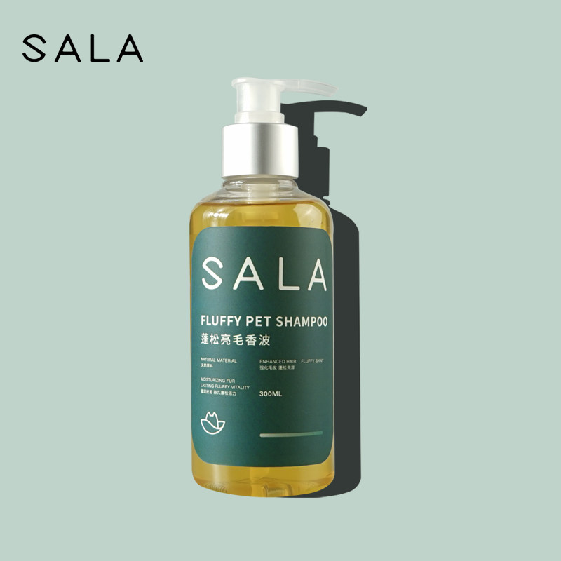 SALA fluffy and wool pet care Shampoo Cats and Dogs are common 300 ML