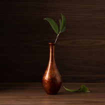 Ping An Social Gold Silk Thread Great Lacquer Vase Pendulum Pieces of Fuzhou Traditional lacquerware Chinese Pendulum Gifts