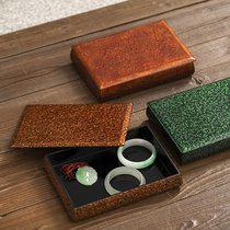 Ping An agency Chinese lacquerware containing collection boxs first decorated box handmade big lacquer vintages Calligraphy Gifts