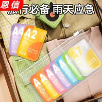 Portable travel artifact essential short-term travel supplies disposable raincoat small items for traveling abroad in Thailand