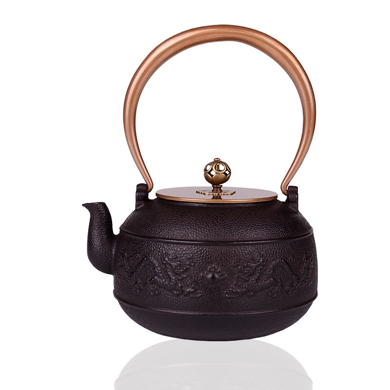 Cast iron pot of tea in southern Japan brother pig iron pot pot of boiled tea kettle teapot