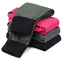 Childrens assault pants boys and girls plus velvet pants autumn and winter outdoor waterproof windproof pants thick ski pants school pants
