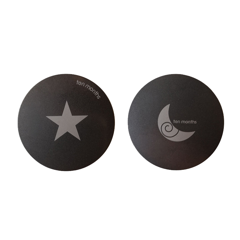 Car mobile phone bracket magnetic drawing sheet 3CM patch suction car adhesive magnetic magnet magnetic chuck iron suction two pieces