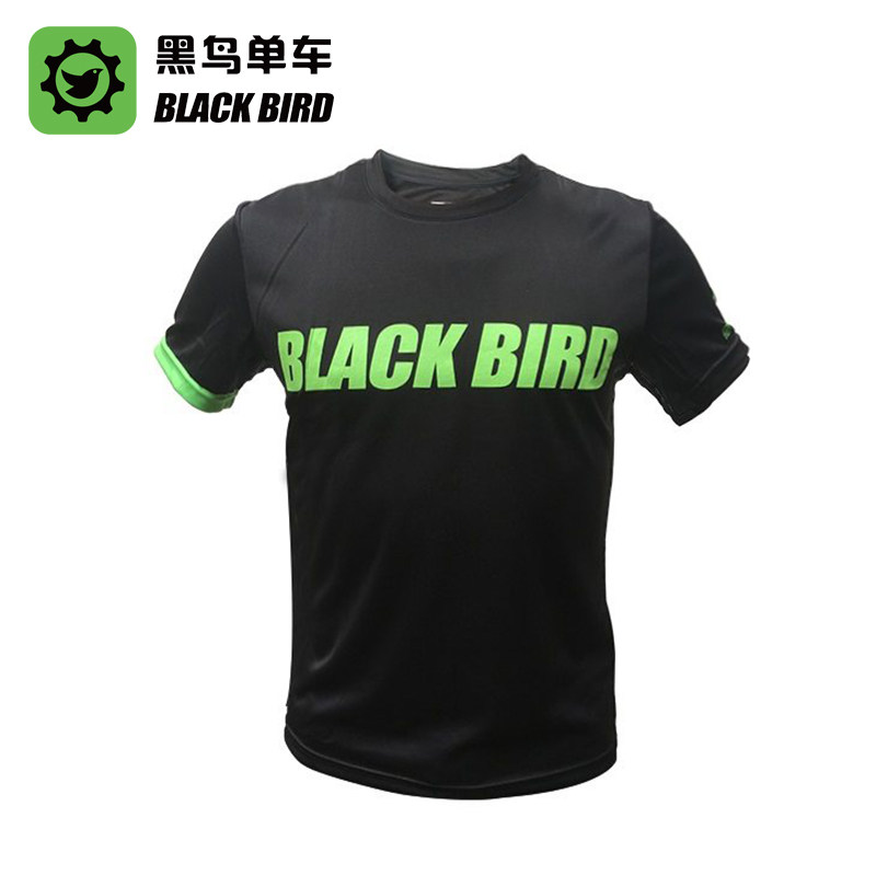 Blackbird Quick Dry T-Shirt Breathable Lightweight Sweatproof Fitness Clothing Quick Dry Running Training Clothes