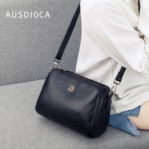 Летняя кожаная сумка через плечо, воловья кожа, премиум класс, из натуральной кожи