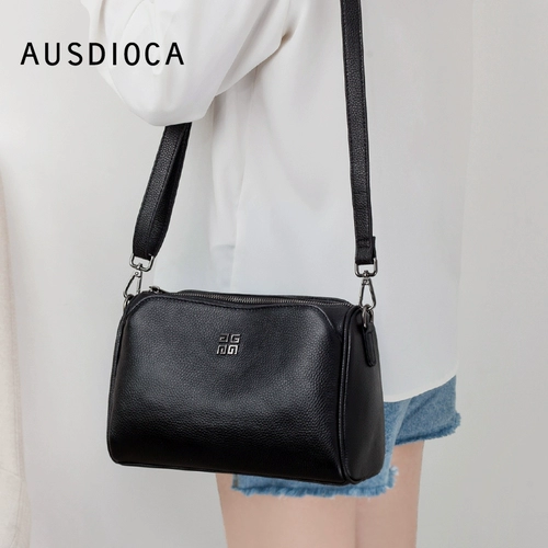 Летняя кожаная сумка через плечо, воловья кожа, премиум класс, из натуральной кожи