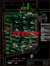 Tower floor plan basic structure drawing tower hanging wall positioning cad drawing