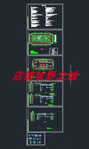 Larsen steel sheet pile and steel support deep foundation pit support construction CAD drawings