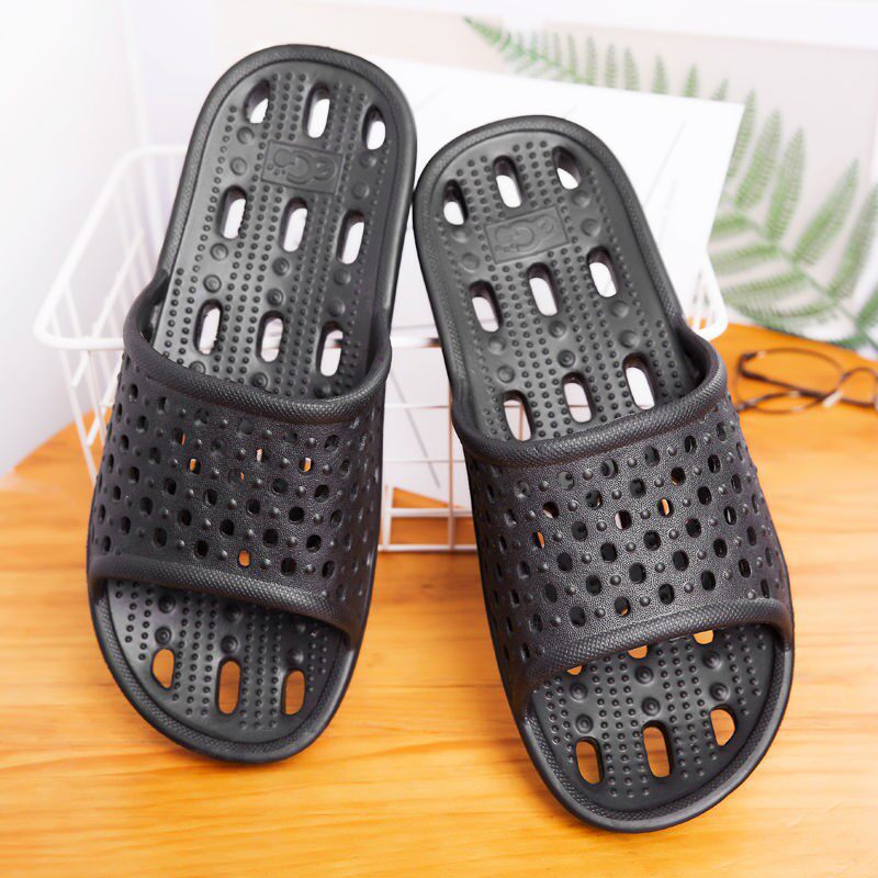 2022 day Department Missed Water Speed Dry Bathhouse Special Slippers Men's Summer Bath Indoor Thick Bottom Couple Hollowed-out Minimalist Anti Slip