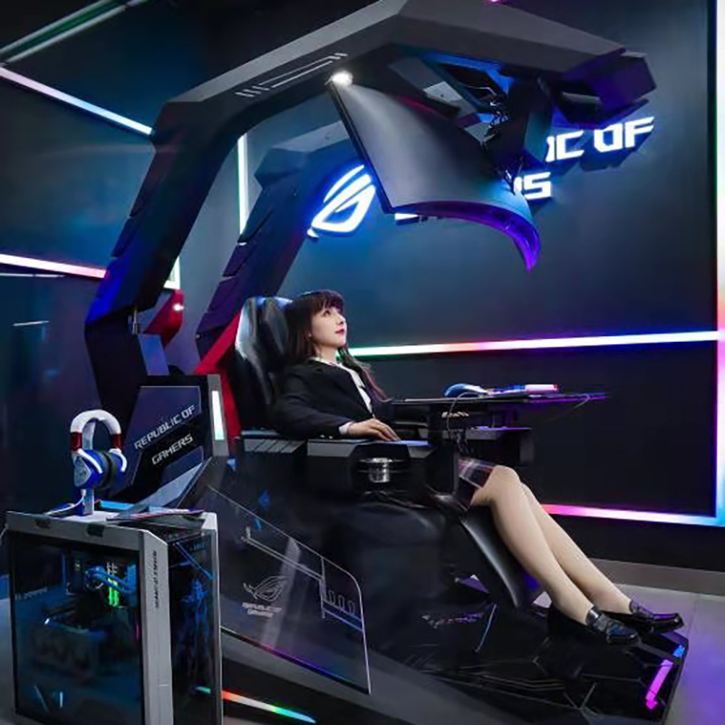 Ingrima Faith Country Gundam Edition Qinglong Zero Gravity Space Cockpit Massage Electric Competition Chair Fat House Happy Chair